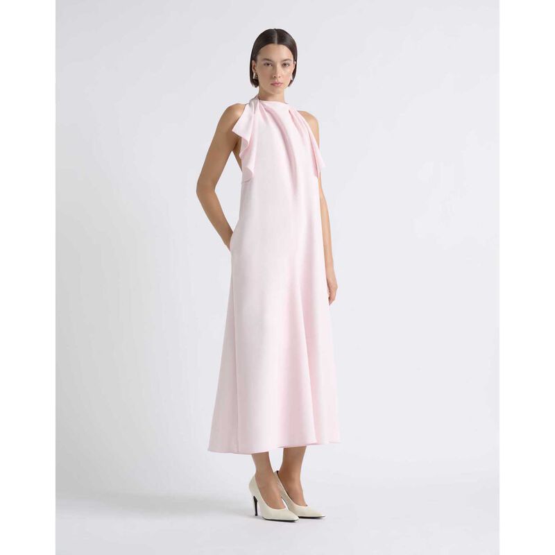 Cue Halter Neck Midi Dress image number 3